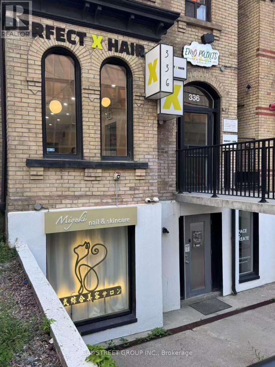 LOWER LEVEL – 336 DUNDAS STREET W