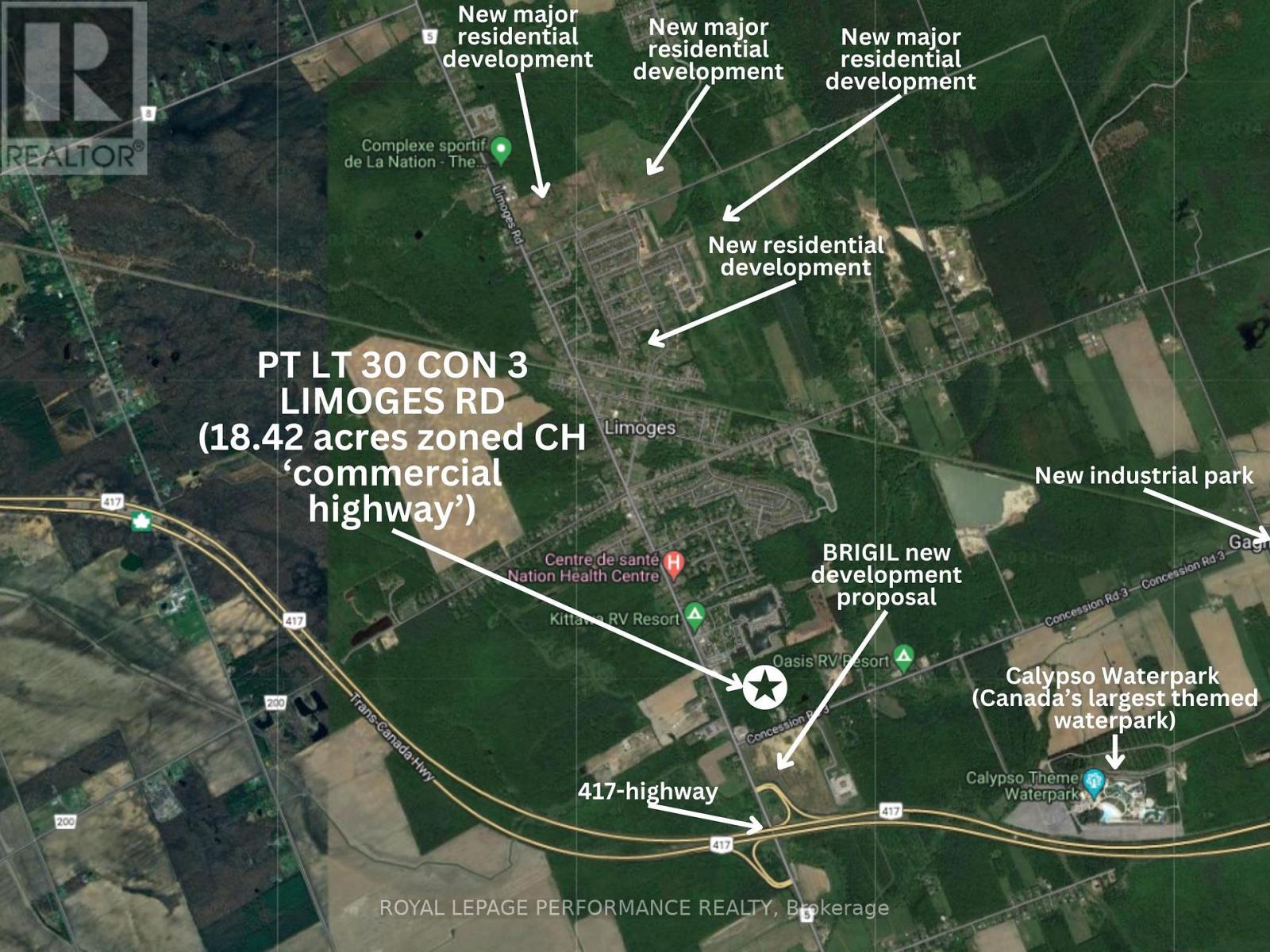 PT LT 30 CON 3, LIMOGES RD ROAD