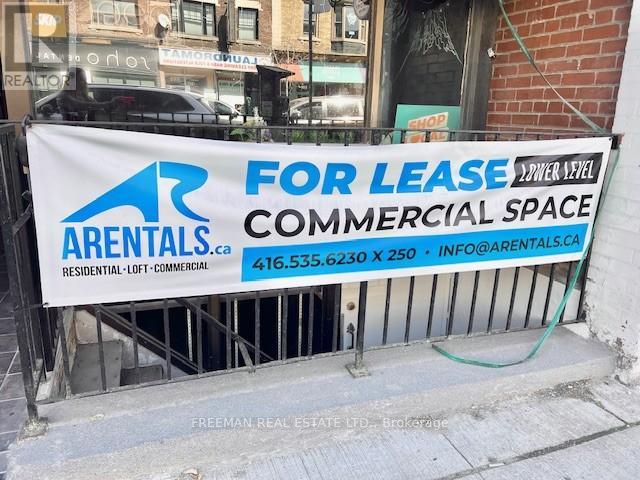 LOWER LEVEL – 599 BLOOR STREET W
